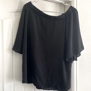 Goldspark Black off-the-shoulder Blouse
